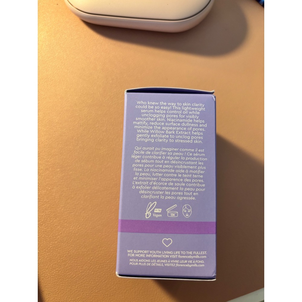 Florence by Mills Dreamy Drops Clarifying Serum with Niacinamide 1oz 30ml New - Picture 2 of 3